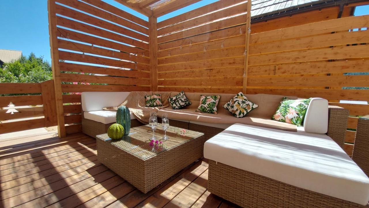 Chalet Serre Cambeou Piscine&Spa 圣沙夫雷 外观 照片